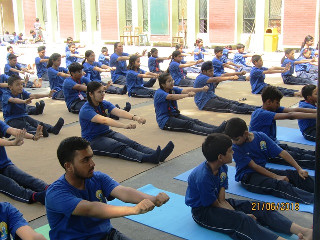 4th International Yoga Day at KV Kathmandu